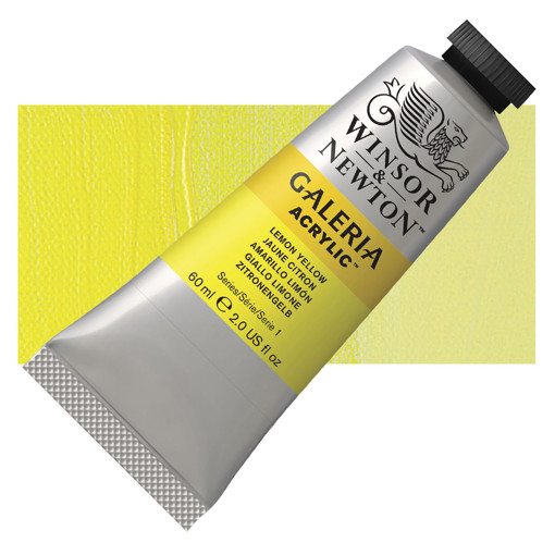 Picture of Acrylic 60ml Lemon Yellow Winsor&Newton Galeria