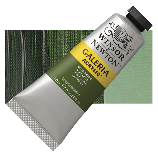 Picture of Acrylic 60ml Olive Green Winsor&Newton Galeria