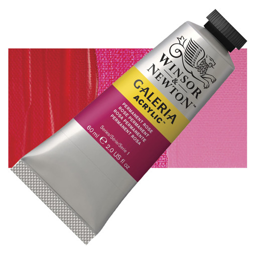 Picture of Acrylic 60ml Permanent Rose Winsor&Newton Galeria