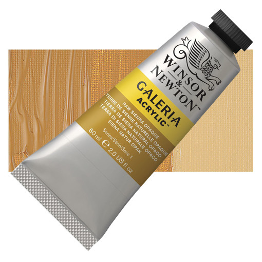 Picture of Acrylic 60ml Raw Sienna Opaque Winsor&Newton Galer