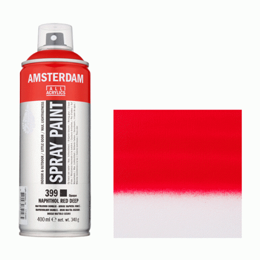 Picture of Acrylic Spray 400ml Naphthol Red Deep Amsterdam