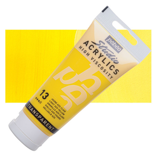 Picture of Acrylic 100ml Azo Yellow Light Pebeo