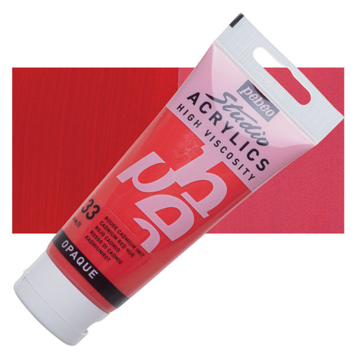Picture of Acrylic 100ml Cadmium Red Pebeo