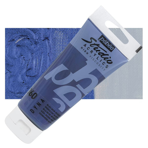 Picture of Acrylic 100ml Iridescent Blue Black Pebeo