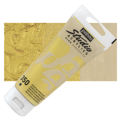 Picture of Acrylic 100ml Iridescent Precious Gold Pebeo
