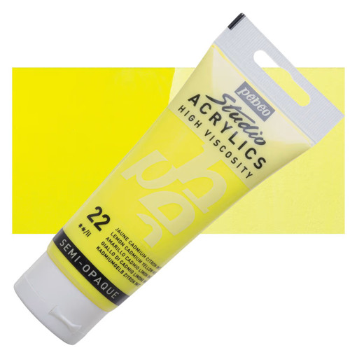 Picture of Acrylic 100ml Lemon Cadmium Yellow Pebeo