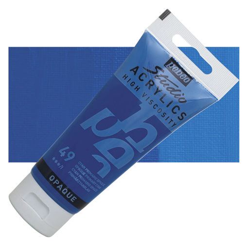 Picture of Acrylic 100ml Opaque Primary Cyan Pebeo