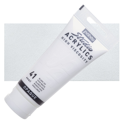 Picture of Acrylic 100ml Vivid White Pebeo