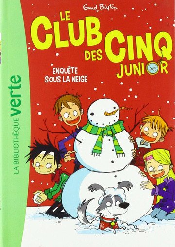 Picture of Bib Verte Le Club Des 5 Junior, Enquète Sous Neige