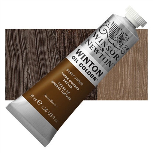 Picture of Oil Paint 37ml Burnt Umber Winsor&Newton