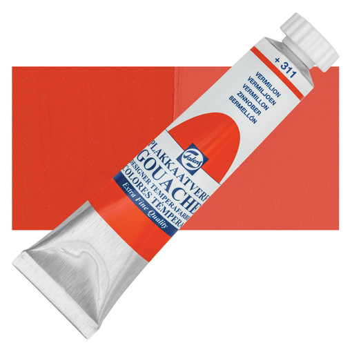 Picture of Gouache 20ml Vermillion Talens