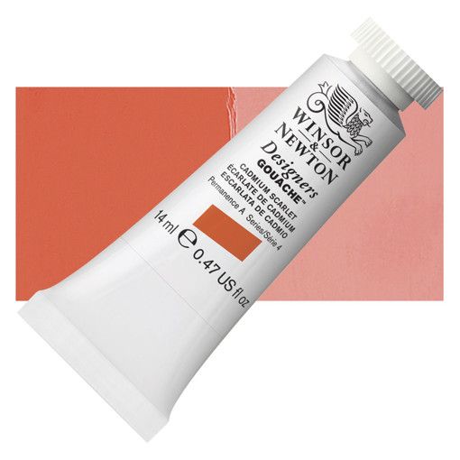 Picture of Gouache 14ml Cadmium Scarlet Winsor&Newton