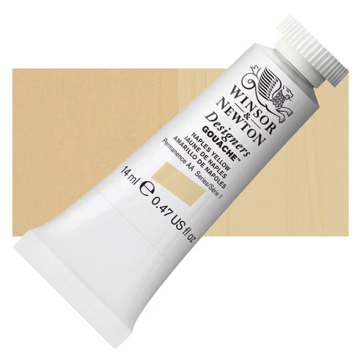 Picture of Gouache 14ml Naples Yellow Winsor&Newton