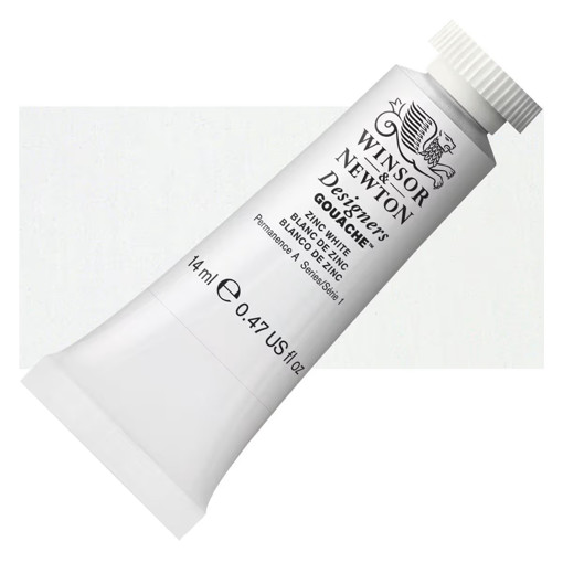 Picture of Gouache 14ml Zinc White Winsor&Newton