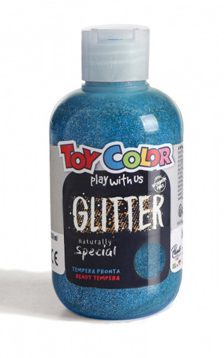 Picture of Gouache 250ml Glitter Blue Toycolor