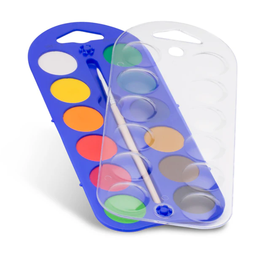 Picture of Watercolor 12clrs 25mm With Brush Primo