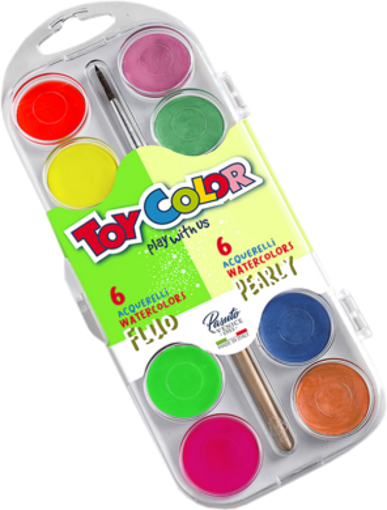 Picture of Watercolor 12clrs Neon&Metallic Toycolor