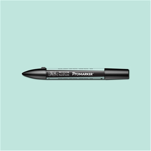 Picture of Permanent Marker Pastel Green Twin W&NPromarker