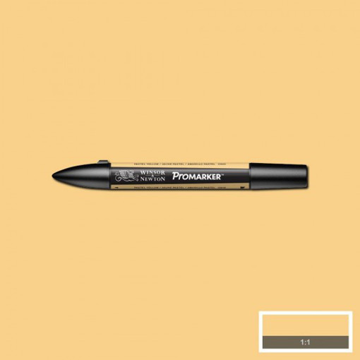Picture of Permanent Marker Pastel Yellow Twin W&NPromarker