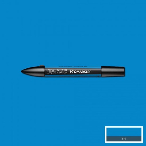 Picture of Permanent Marker Azure Blue Twin W&NPromarker