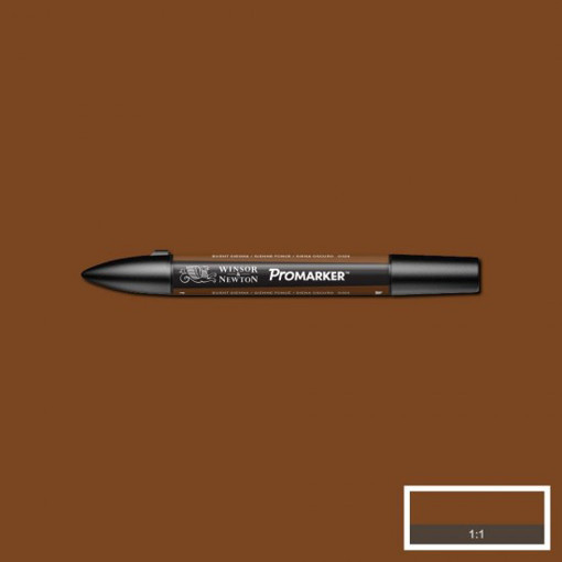 Picture of Permanent Marker Burnt Sienna Twin W&NPromarker