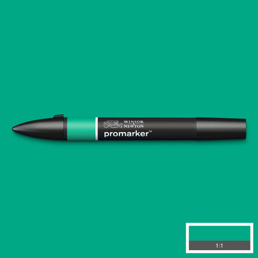 Picture of Permanent Marker Green Twin W&NPromarker