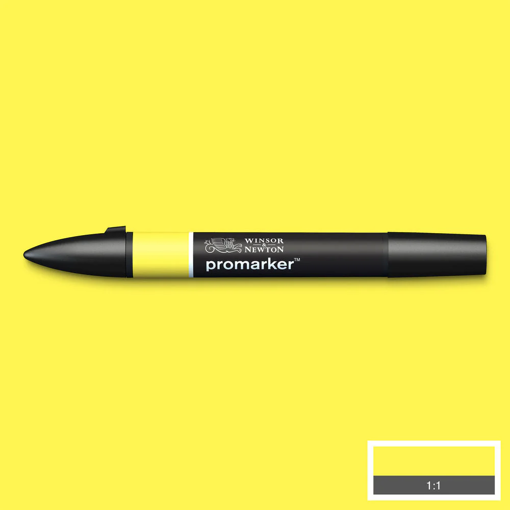 Picture of Permanent Marker Lemon Yellow Twin W&NPromarker