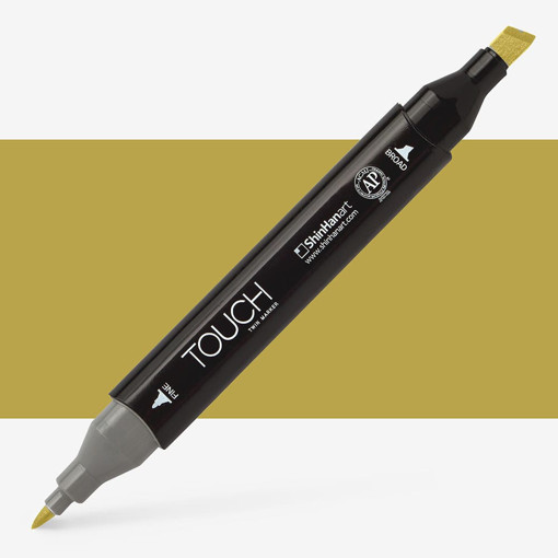 Picture of Permanent Marker Olive Green Twin Touch