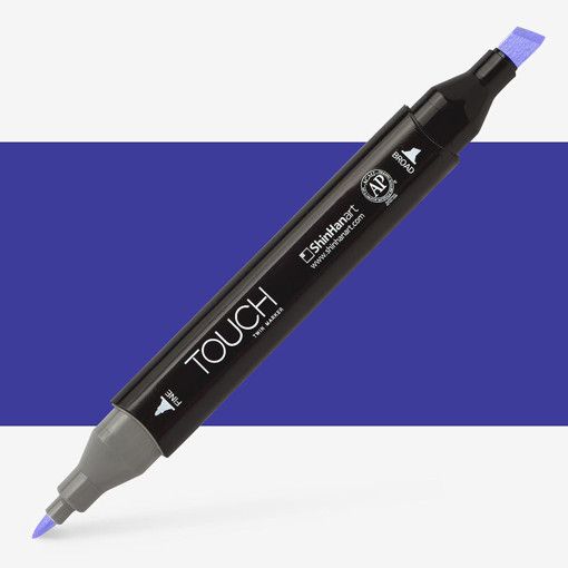 Picture of Permanent Marker Ultramarine Twin Touch