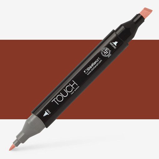 Picture of Permanent Marker Brick Brown Twin Touch