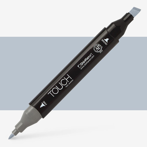 Picture of Permanent Marker Greyish Blue Twin Touch