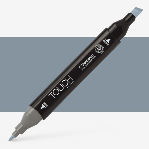 Picture of Permanent Marker Greyish Blue Twin Touch