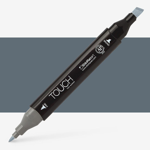Picture of Permanent Marker Greyish Blue Twin Touch