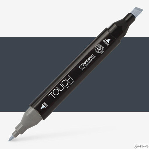 Picture of Permanent Marker Greyish Blue Twin Touch
