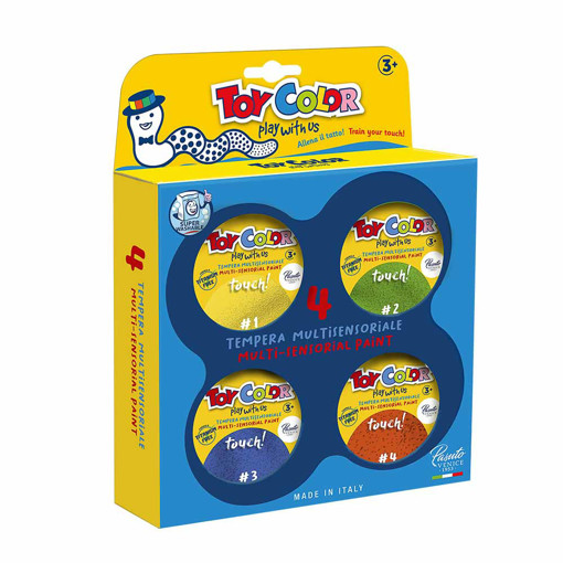 Picture of Finger Paint 4clrs Washable Toycolor