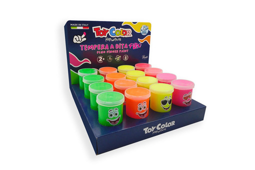 Picture of Finger Paint Neon Clrs Toycolor