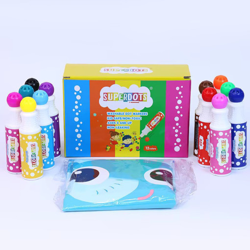Picture of Kids Paint 12clrs Washable Discounted Dots Super D