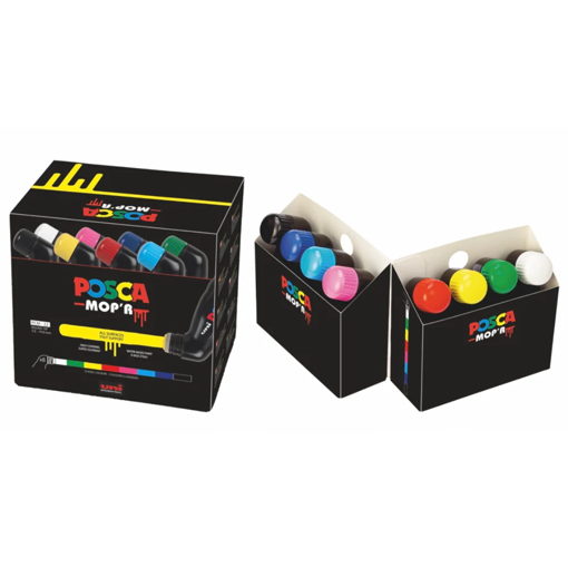 Picture of Paint Marker 8clrs Neon 3-19mm Uni Posca