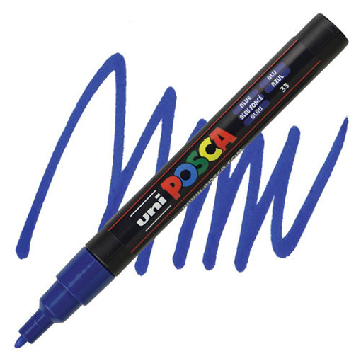 Picture of Paint Marker Dark blue 0.9-1.3mm Uni Posca