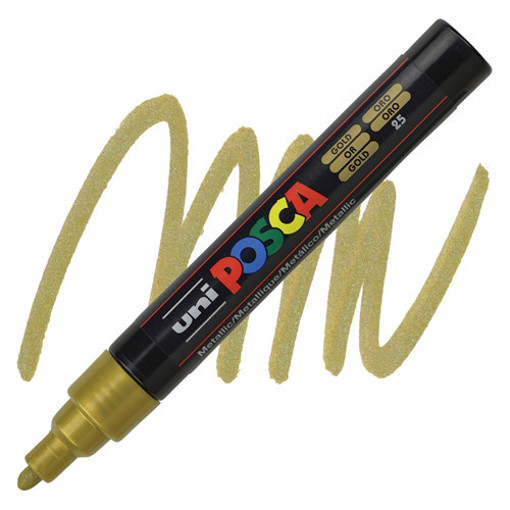 Picture of Paint Marker Gold 1.8-2.5mm Uni Posca