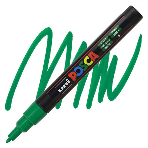 Picture of Paint Marker Green 0.9-1.3mm Uni Posca