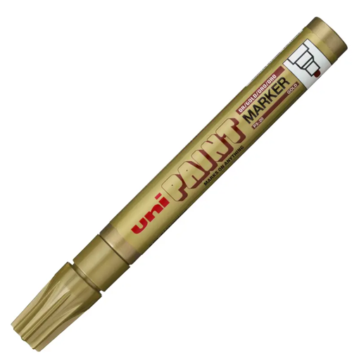 Picture of Paint Marker Gold (2.2-2.8)mm Oil Base Uni Paint