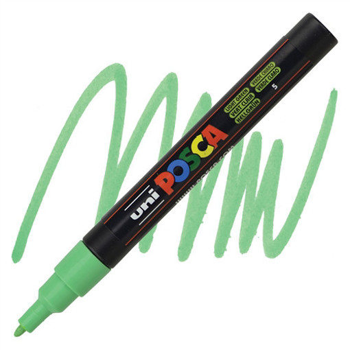 Picture of Paint Marker Light Green 0.9-1.3mm Water-Based Uni