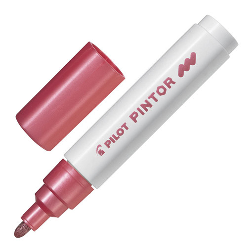 Picture of Paint Marker M Metallic Pink 1.4mm All Surfaces Pi