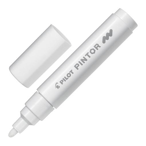 Picture of Paint Marker M White 1.4mm All Surfaces Pilot Pint