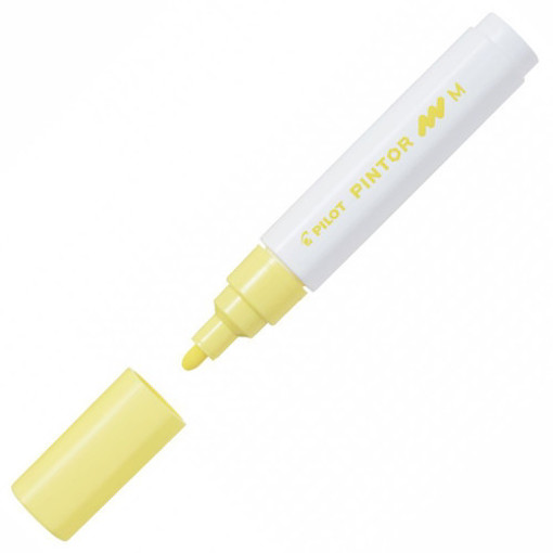 Picture of Paint Marker M Yellow 1.4mm All Surfaces Pilot Pin
