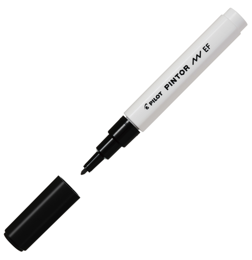 Picture of Paint Marker F Black 1mm All Surfaces Pilot Pintor