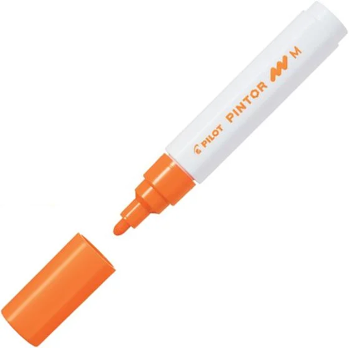 Picture of Paint Marker M Orange 1.4 mm All Surfaces Pilot Pi