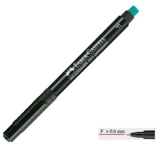 Picture of Permanent Marker F Black Faber-Castell