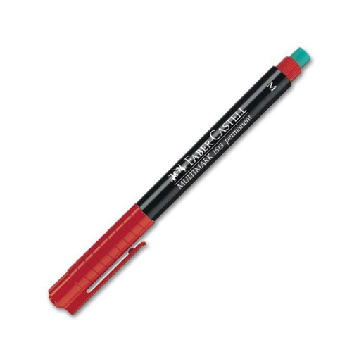 Picture of Permanent Marker M Red Faber-Castell
